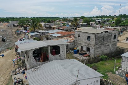 Una de las viviendas destruidas por el sismo del sábado 18 de marzo.