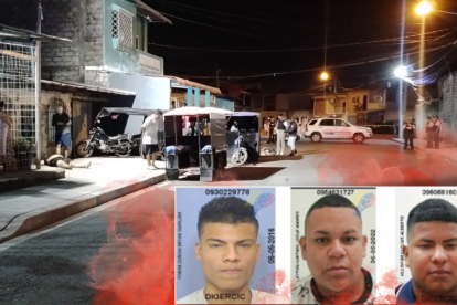 Los cuerpos de dos de las víctimas quedaron dentro de una casa. Los otros dos baleados salieron corriendo, pero producto de las heridas se desplomaron en la calle.