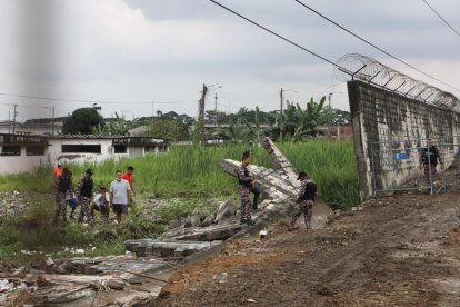 Se cayó muro en la Penitenciaría de Guayaquil por las lluvias