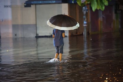Sauces 6 se convirtió en una 'piscina'