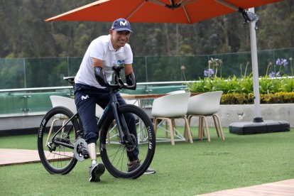 Juan José Florián confesó que al estar en la bicicleta siente libertad y demuestra que nada es imposible.