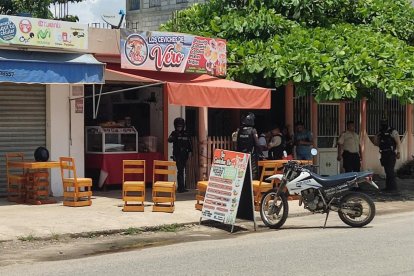 Este fue el lugar donde mataron a un hombre.