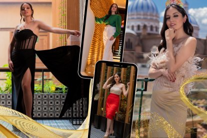 Dejó sus jeans por los vestidos y pantalones de vestir.