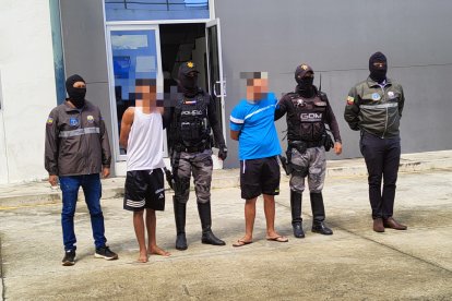 Se  detuvo a un ecuatoriano con antecedentes y a un venezolano.
