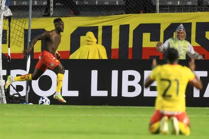 Aucas se estrenó con triunfo en la Copa Libertadores y lo hizo en casa ante Flamengo.