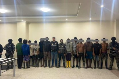 Doce presuntos delincuentes fueron detenidos en Zamora Chinchipe.