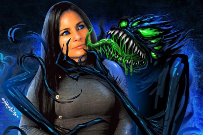 El espectro se presentaba cuando Cristina Giler se  quedaba sola en su casa.