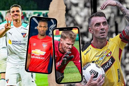 Los puntos altos del partido: Alexander Alvarado y Alexander Domínguez por Liga de Quito, Javier Burrai y Damián Díaz por Barcelona.