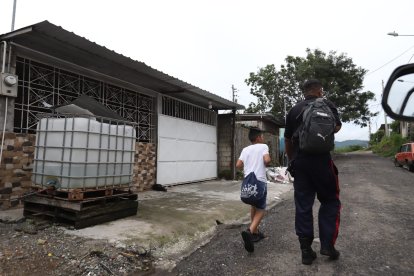 Residencia donde el fin de semana mataron a una mujer el día de su boda.