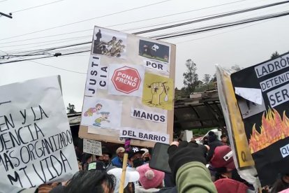 Los moradores están hartos de la criminalidad y aseguran que no les temblará la mano para castigar a los delincuentes.
