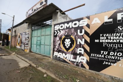 Gimnasio Alpali, donde se produjo el asesinato de Alex paredes la tarde del martes.