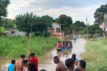 Hay varias familias afectadas y daños en diversas estructuras tras el fin de semana que reportó fuertes precipitaciones.