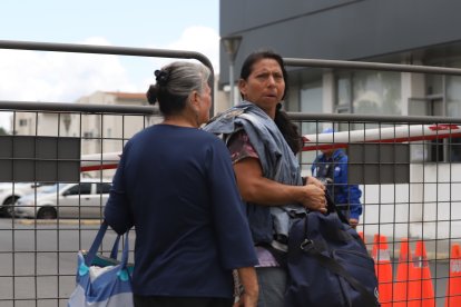 Familiares de Leonidas Auqui Andrade llegaron al Laboratorio de Criminalística para retirar sus restos.