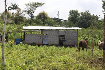 En esta vivienda ocurrió el triple crimen.