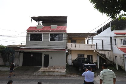 En esta vivienda se encontró el cargamento de drogas.