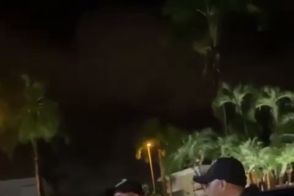 Los guardias asaltados mostraban su indignación por lo ocurrido.