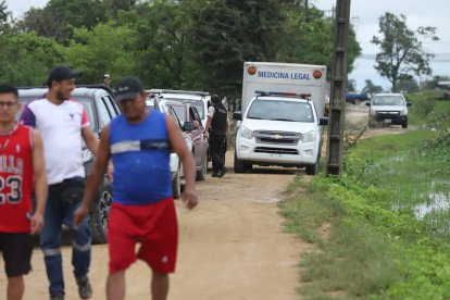La Policía Nacional recabó indicios en el lugar del hallazgo
