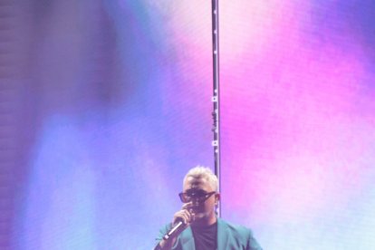 Presentación del cantante en Guayaquil, este 22 de abril de 2023