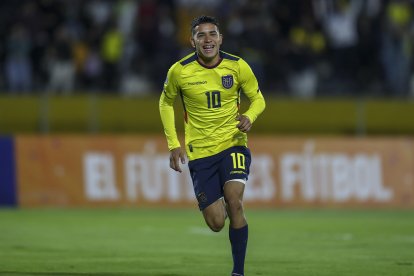 Kendry Páez marcó dos goles con Ecuador, en el Sudamericano sub-17.