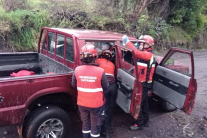 Dos personas resultaron heridas.
