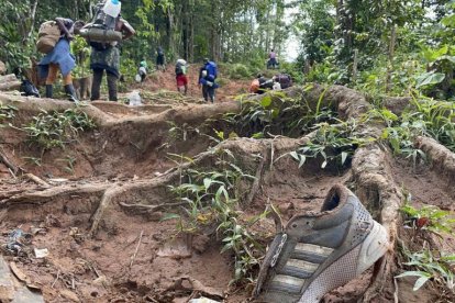 El cruce por el llamado tapón de Darién es considerado como vivir el infierno en vida, por quienes han logrado superarlo.