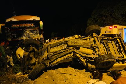 Cuatro personas fallecieron en un accidente de tránsito.