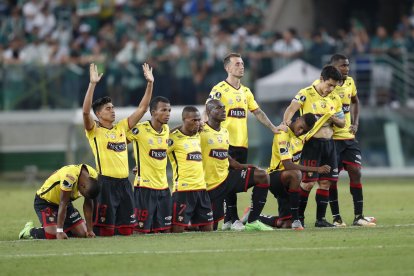 En la Copa Libertadores 2017, Barcelona eliminó a Palmeiras en los octavos de final.