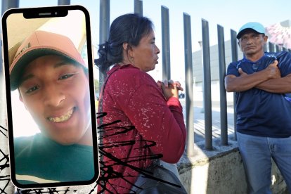 Los padres de Kevin  Daniel Pin Pincay llegaron a la morgue para corroborar si era su cabeza.