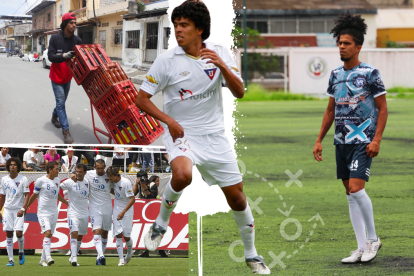 Marlon Ganchozo alcanzó la gloria deportiva con Liga de Quito, pero desde hace tres años dejo el fútbol a un lado y se dedico a laborar en una empresa de gaseosas.