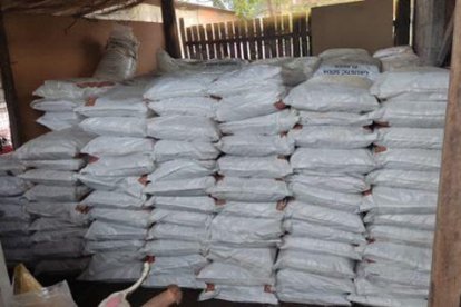 El inmueble donde se halló esta sustancia era utilizado como centro de acopio temporal de grandes cantidades de sustancias sujetas a fiscalización