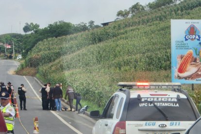 El cuerpo del supuesto pillo quedó sobre la calzada