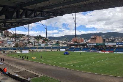 El estadio Reina del Cisne de Loja acogerá el duelo entre Libertad y Barcelona, el 13 de mayo, por la LigaPro.