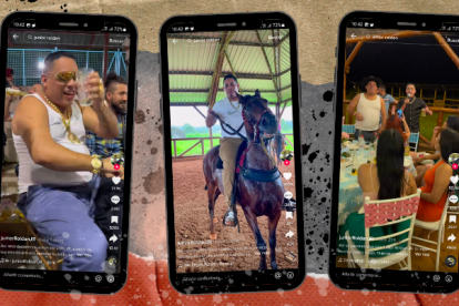 La cuenta en esta red social publica videos y mensajes alusivos al delincuente