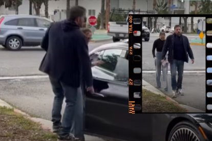 Un video captó el momento