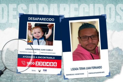 Fueron vistos por última vez en el norte de la capital.