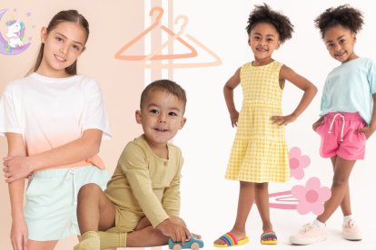 Elegir los tejidos de las prendas es parte del cuidado de la piel del niño.