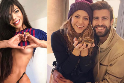 Suzy Cortez (i) reveló que Gerard Piqué le preguntaba las medidas de su cuerpo.
