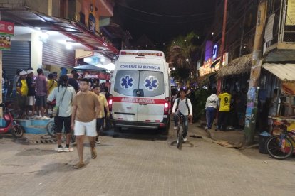 Los heridos fueron trasladados al hospital de Manglaralto.