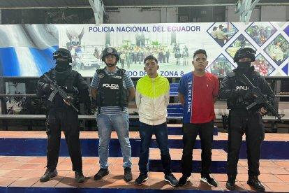 Los sospechosos fueron puestos a órdenes de las autoridades.