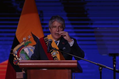 Guillermo Lasso, presidente de Ecuador, en su informe a la nación del 24 de mayo de 2023.