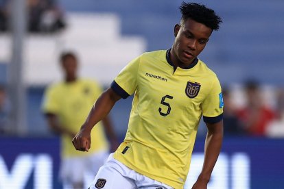 Óscar Zambrano es una de las figuras que tiene la sub-20 de Ecuador.