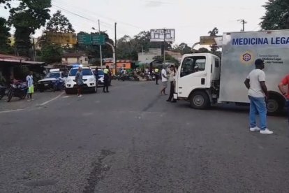 Primero interceptaron y dispararon a Edwyn Samuel Chica, en San Mateo, y poco tiempo después atacaron a plomo a Dayana Díaz.