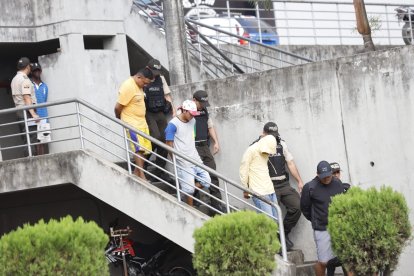 Las evidencias fueron presentadas en el Cuartel Modelo de la Policía Nacional, en Guayaquil.