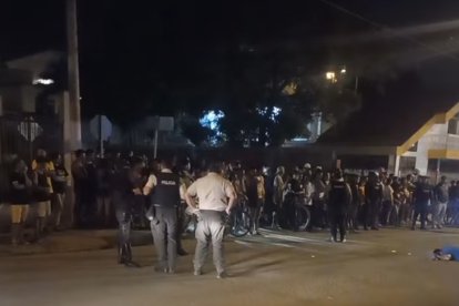 Portoviejo vivió un sábado de violencia.