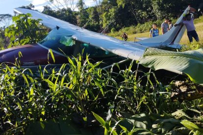 Otra avioneta se estrelló en Pastaza.