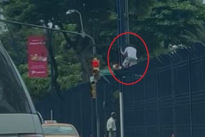 El hombre fue captado el sábado 27 de mayo por EXTRA