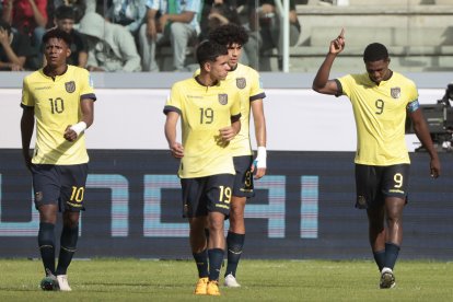 Selección de Ecuador sub-20 clasificó como segundo del grupo B.