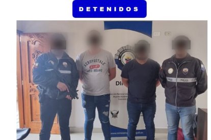 Los sospechosos fueron capturados.