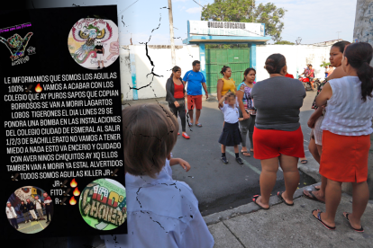 Los progenitores se mantienen vigilantes tras las aparición de este panfleto.