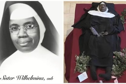 La hermana Wilhelmina Lancaster falleció a los 95 años, en 2019. Su cuerpo fue exhumado el 18 de mayo.